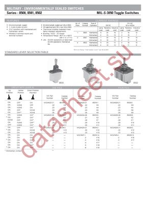 8500K1 datasheet  